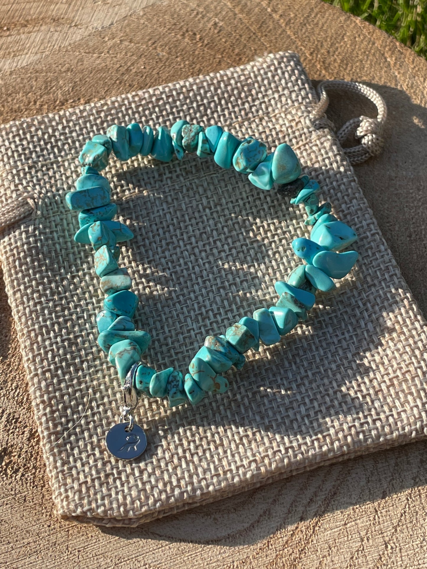 Turquoise Chip Bracelet