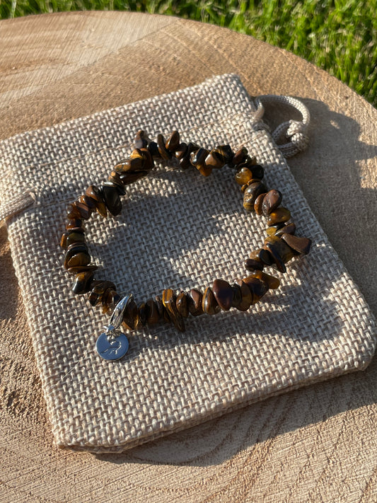 Tiger Eye Chip Bracelet