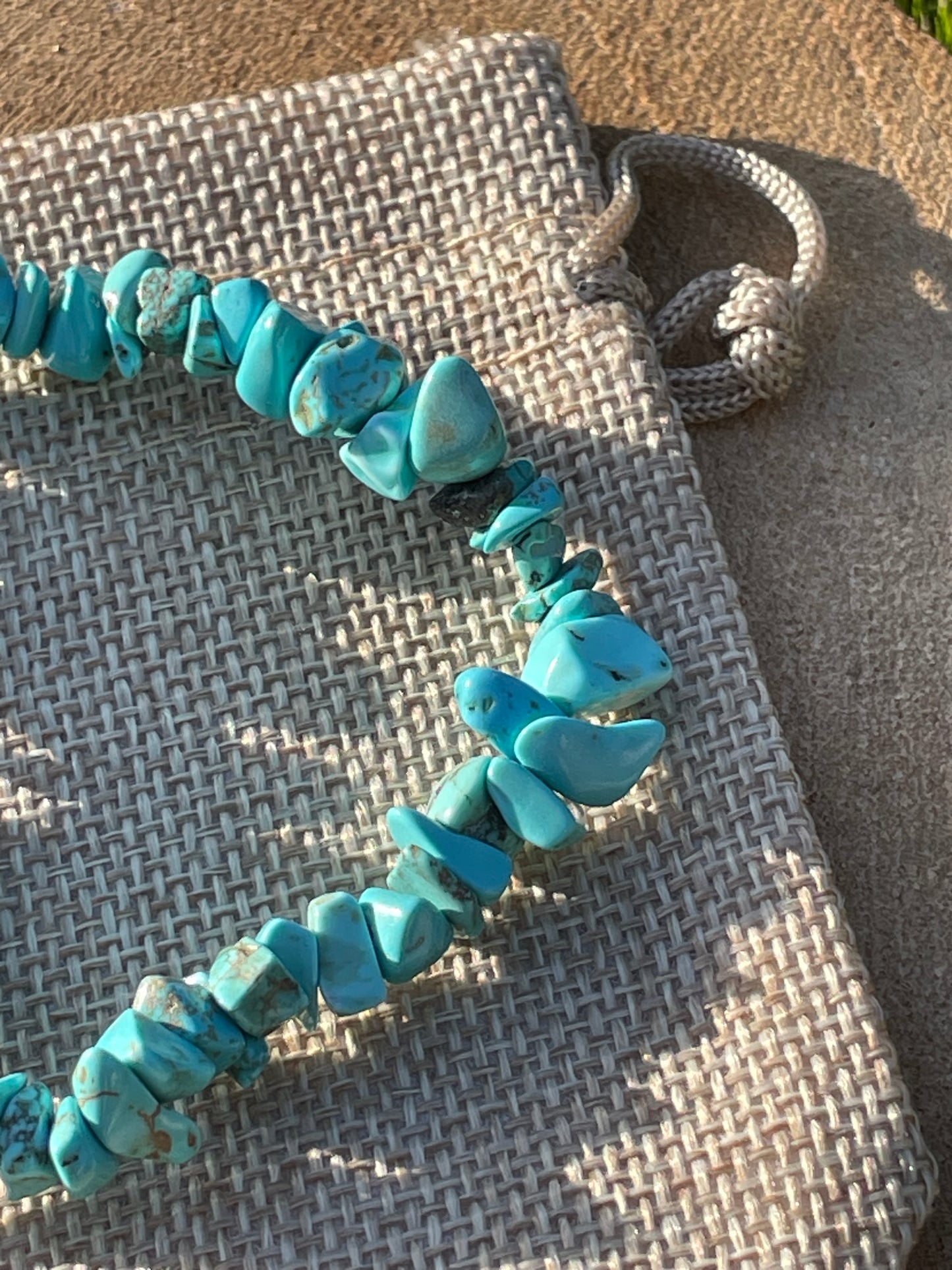 Turquoise Chip Bracelet