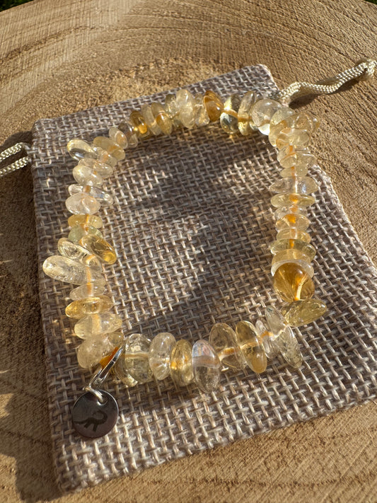 Citrine Chip Bracelet