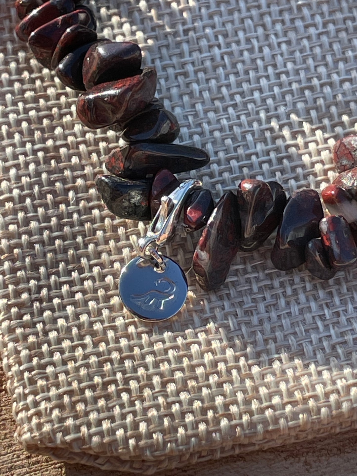 Breciated Jasper Chip Bracelet