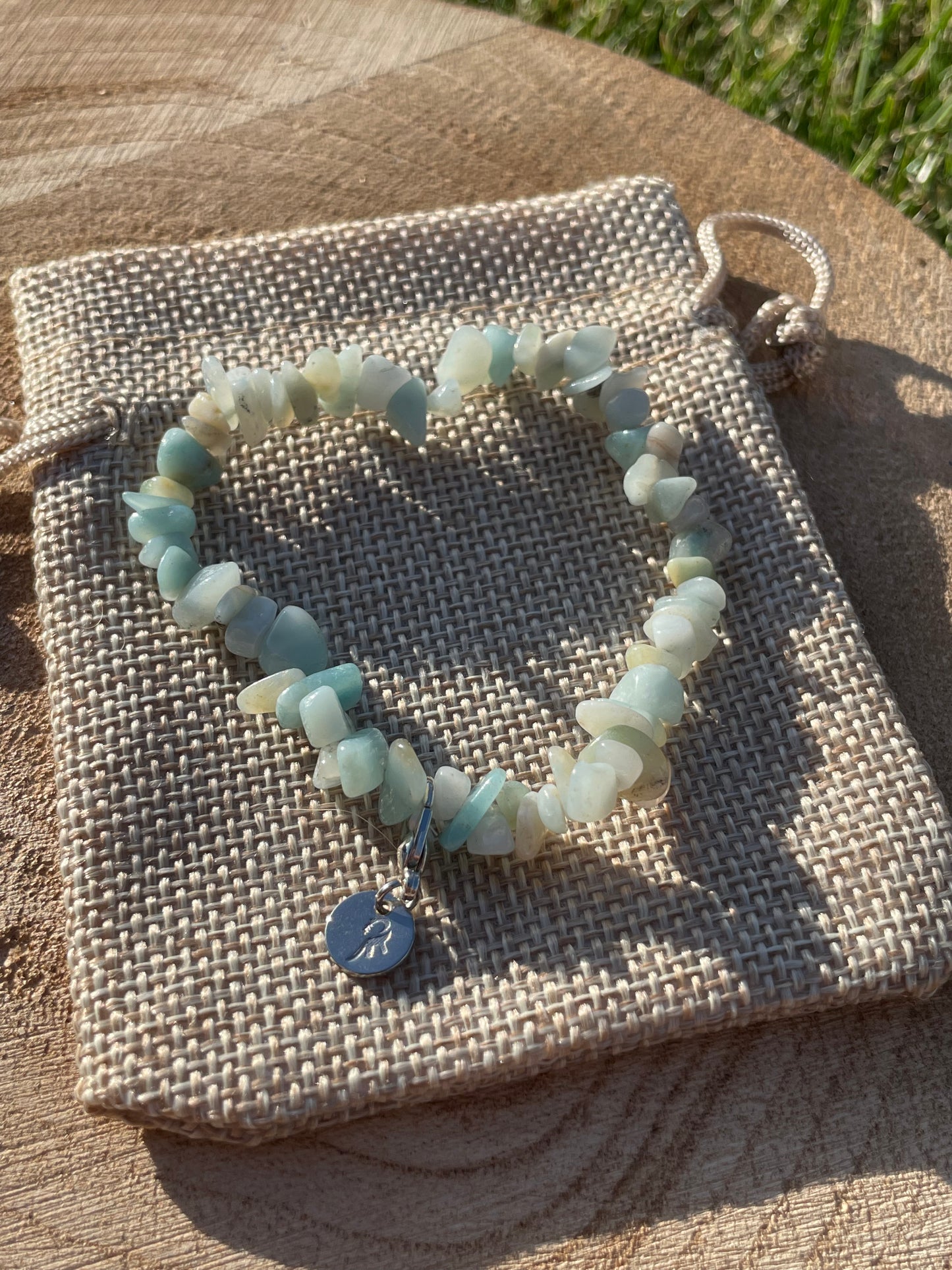 Amazonite Chip Bracelet