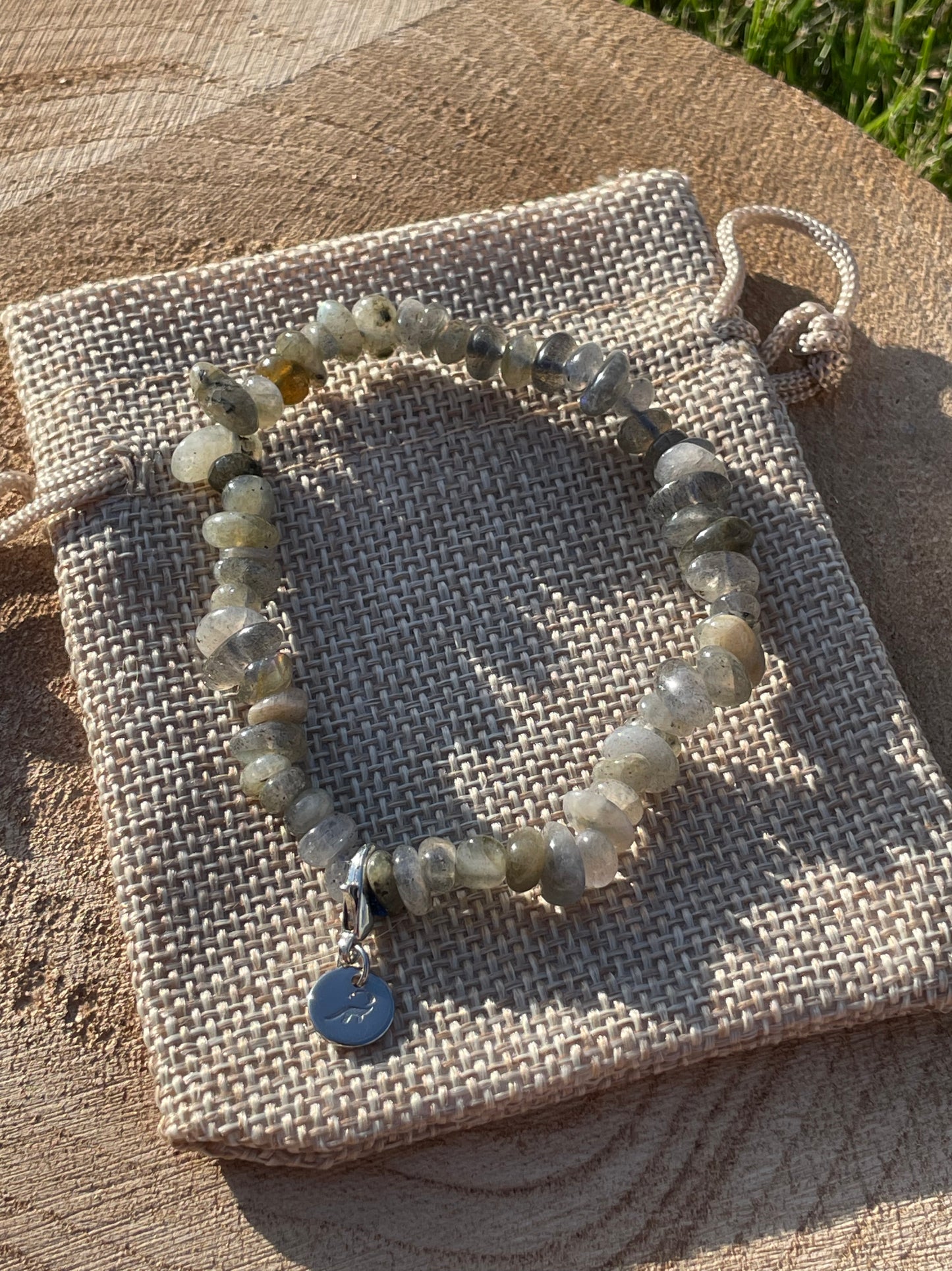 Labradorite Chip Bracelet