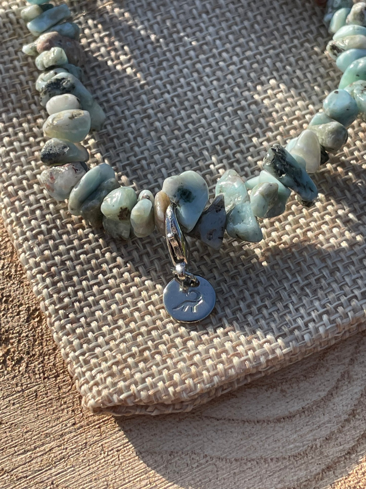 Larimar Chip Bracelet