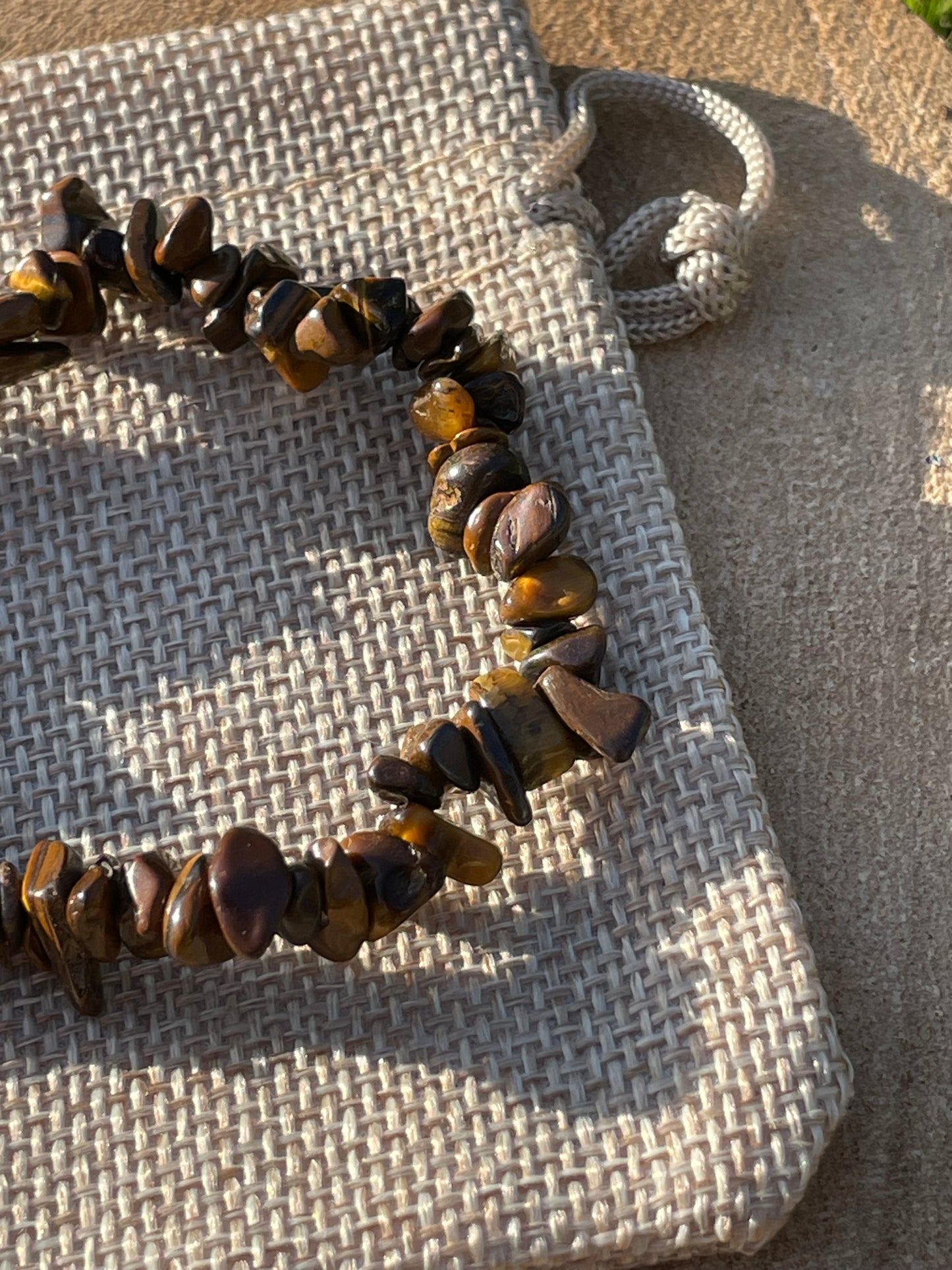 Tiger Eye Chip Bracelet