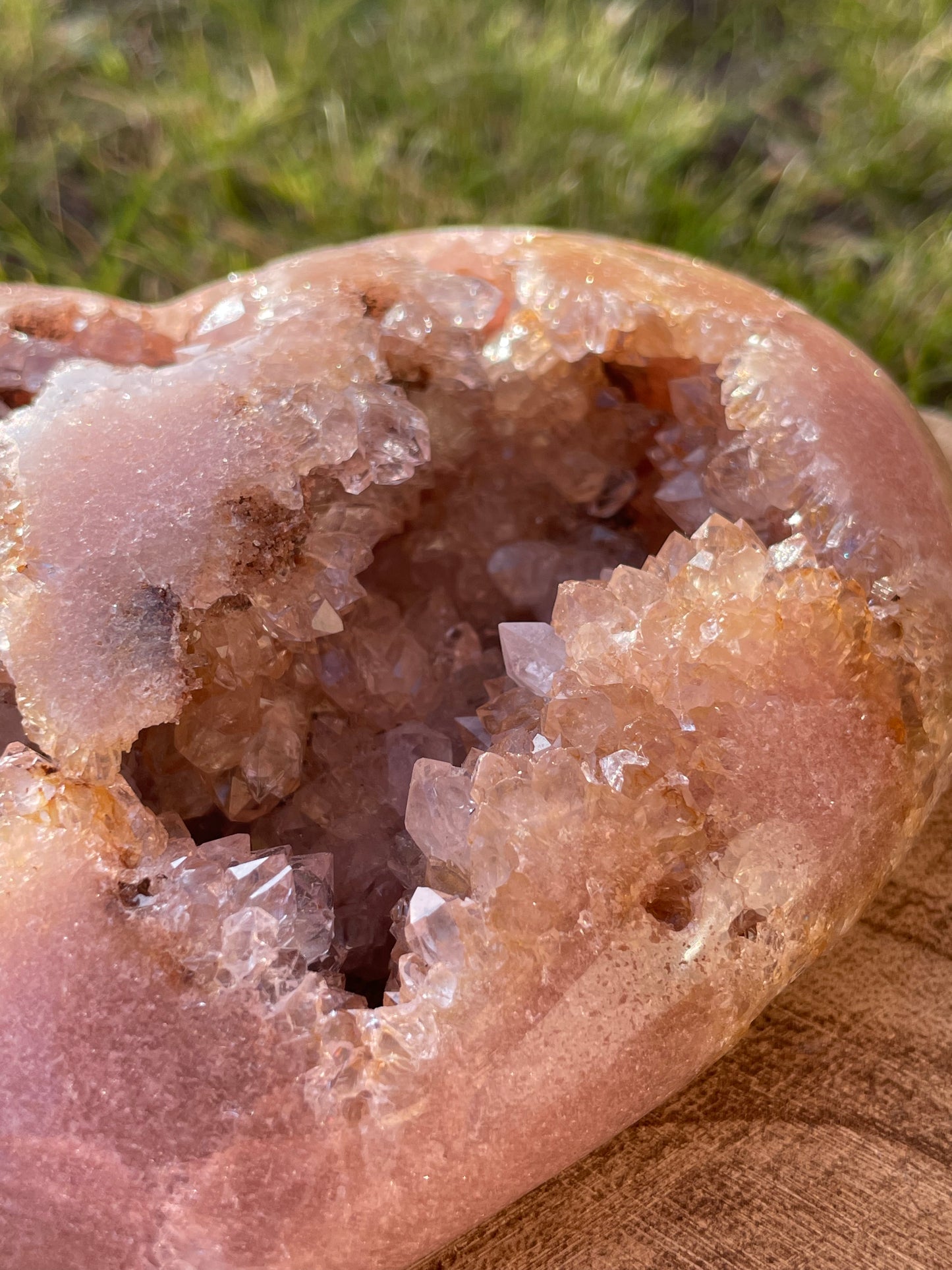 Pink Amethyst Heart