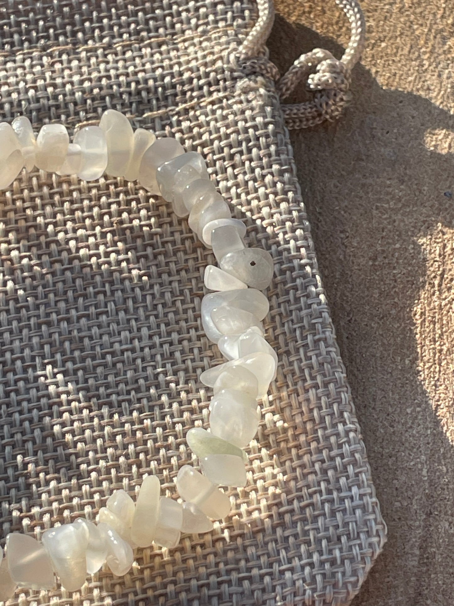 Moonstone Chip Bracelet