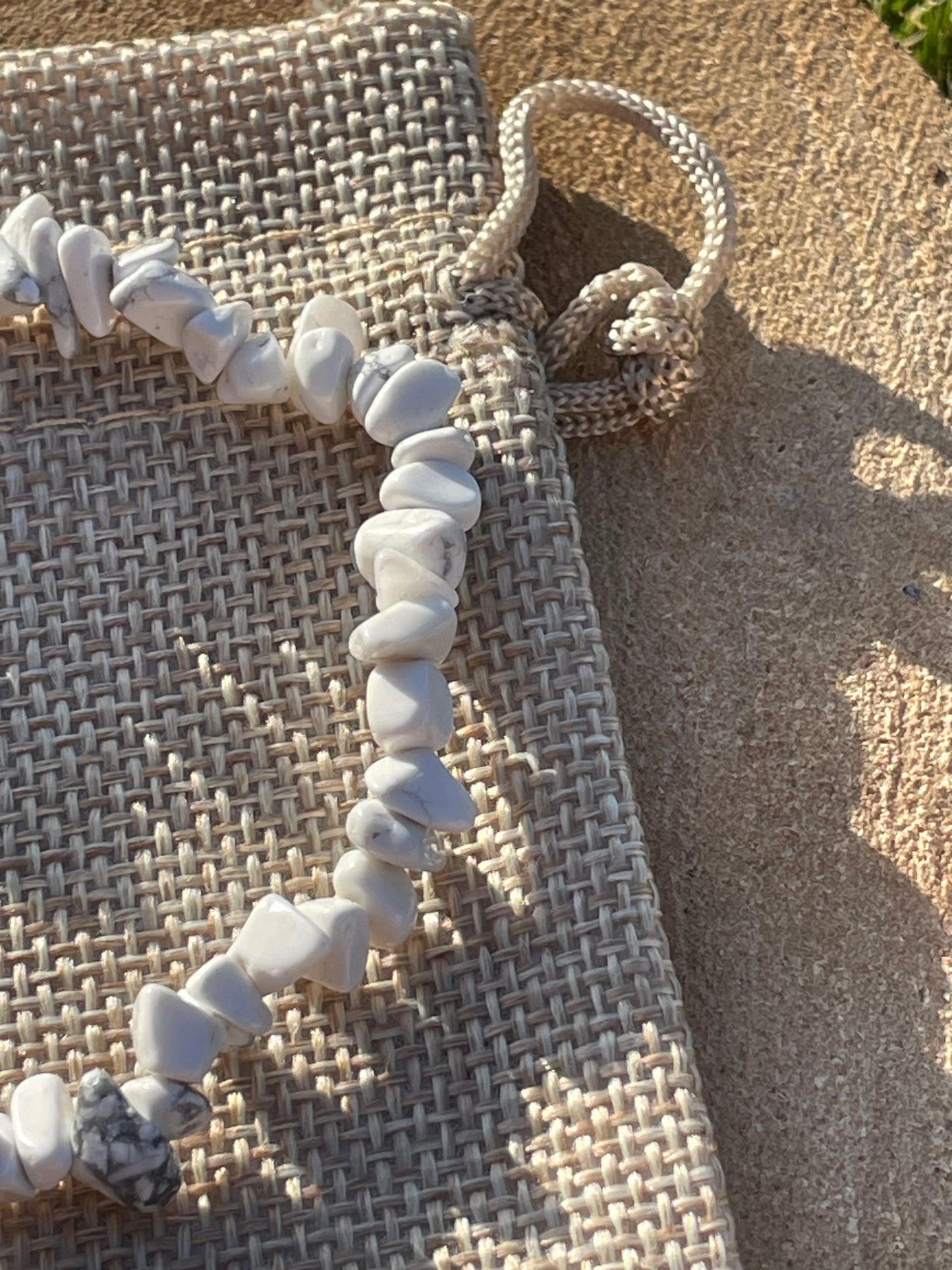 Howlite Chip Bracelet