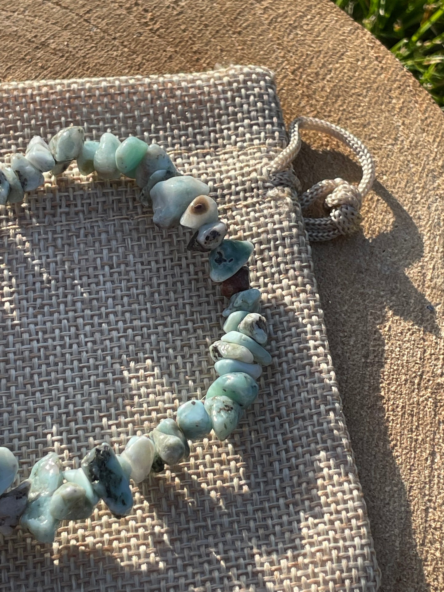 Larimar Chip Bracelet