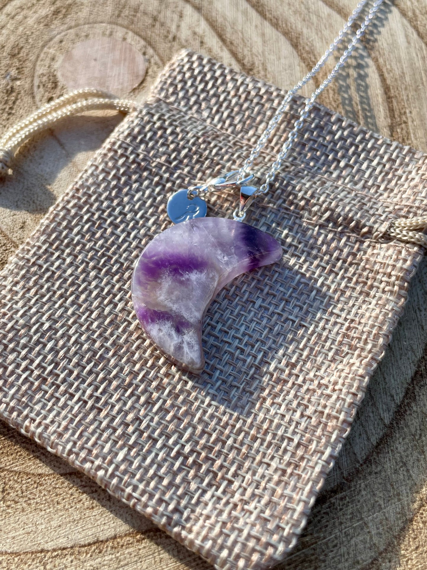 Amethyst Moon Necklace