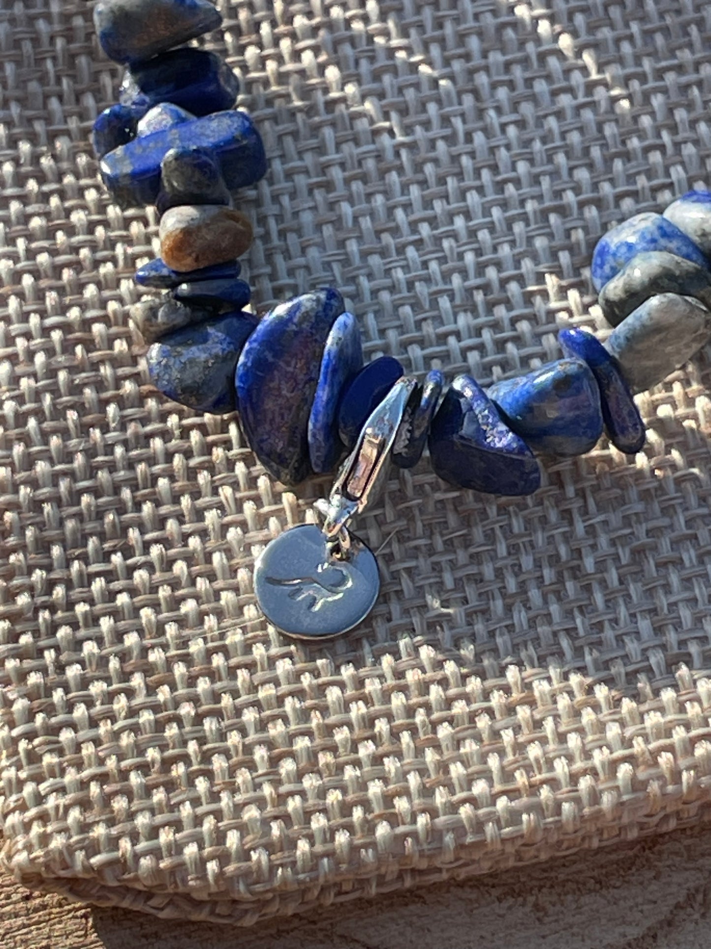 Lapis Chip Bracelet