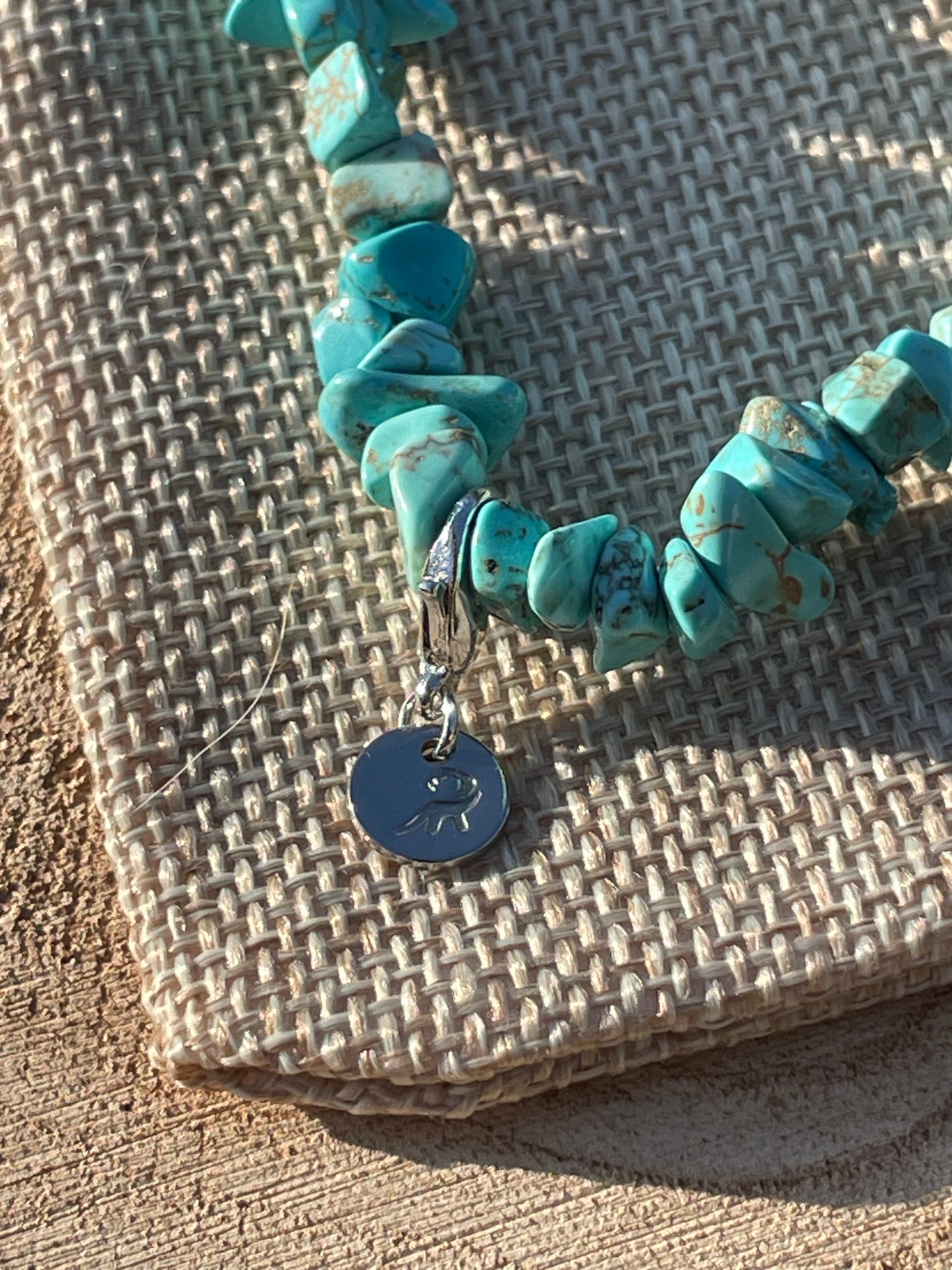 Turquoise Chip Bracelet