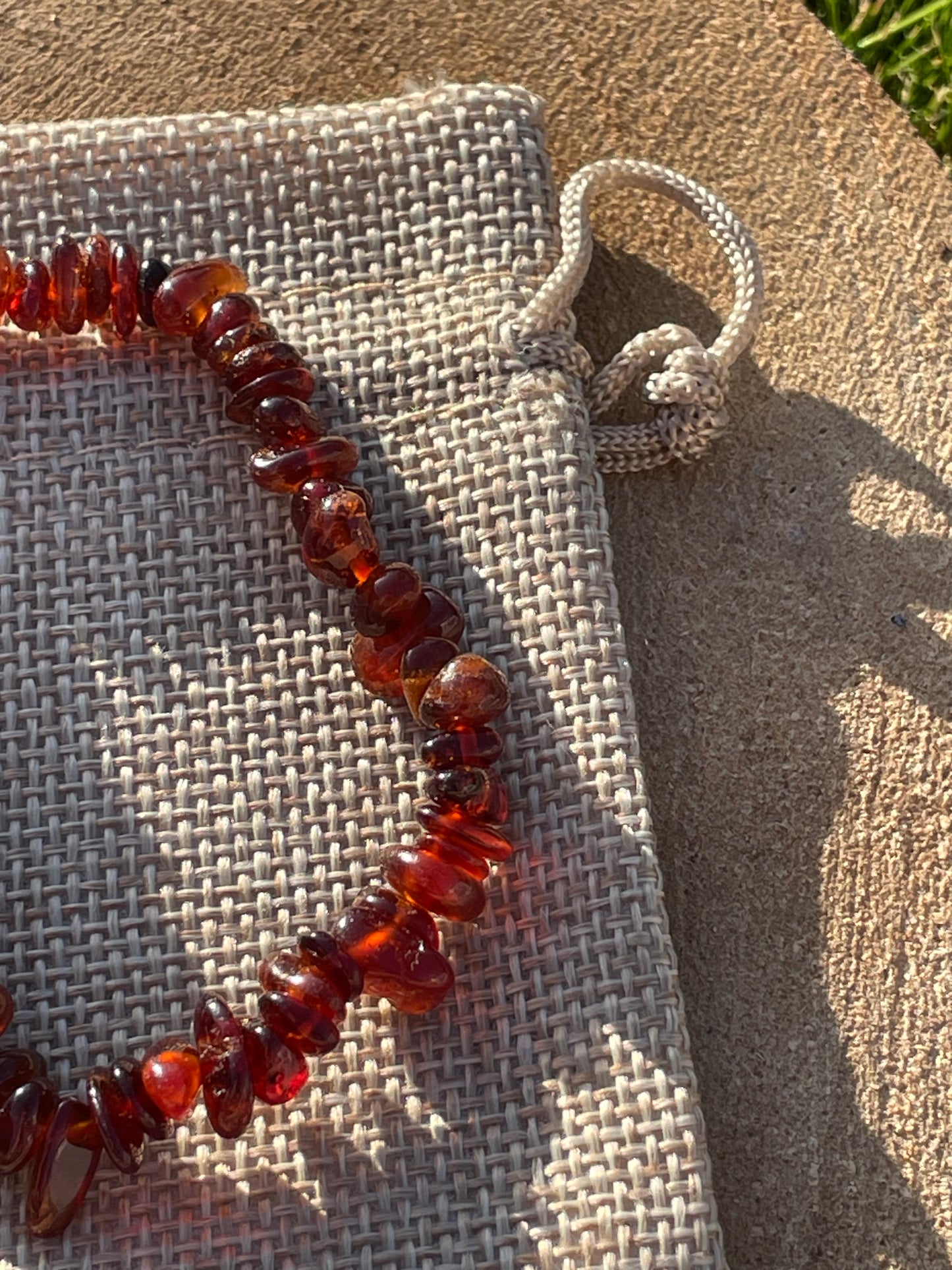 Malaya Garnet Chip Bracelet