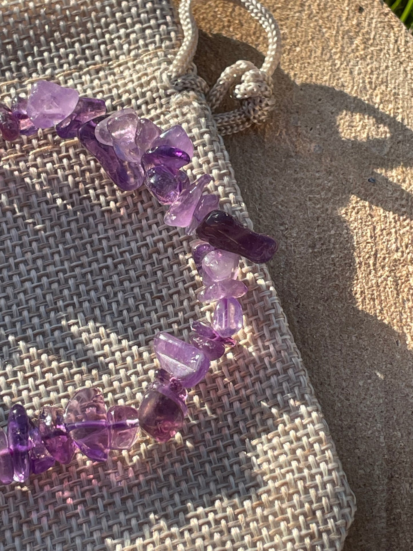 Amethyst Chip Bracelet