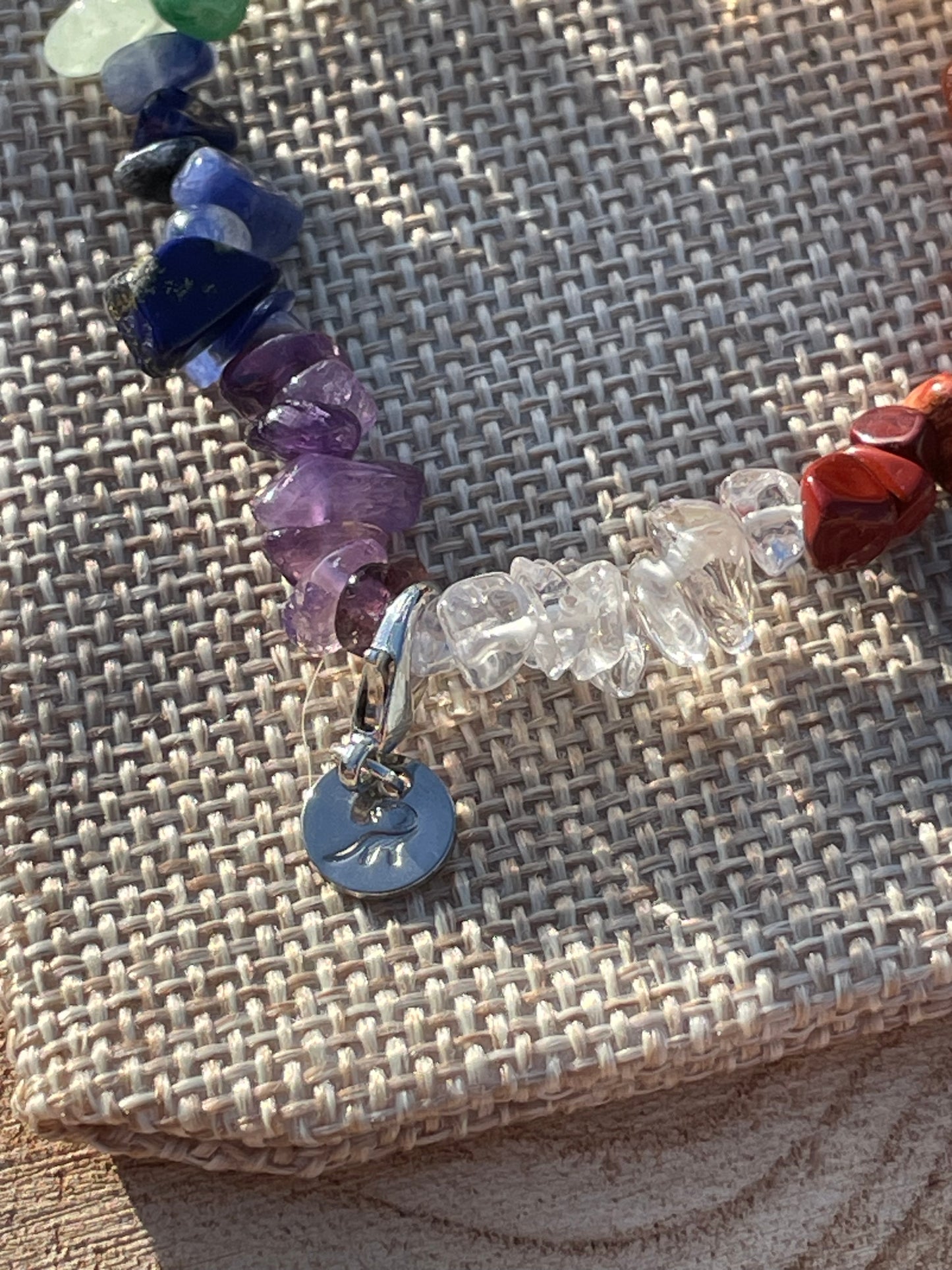 Seven Chakra Chip Bracelet