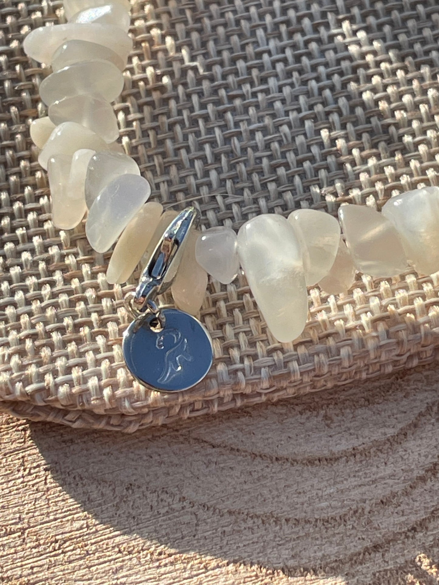 Moonstone Chip Bracelet