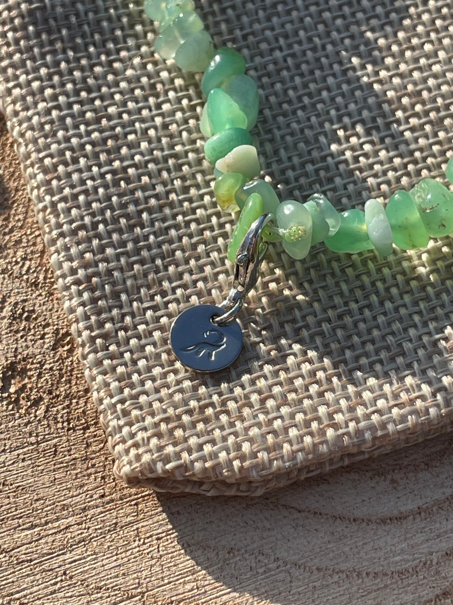 Chrysoprase Chip Bracelet