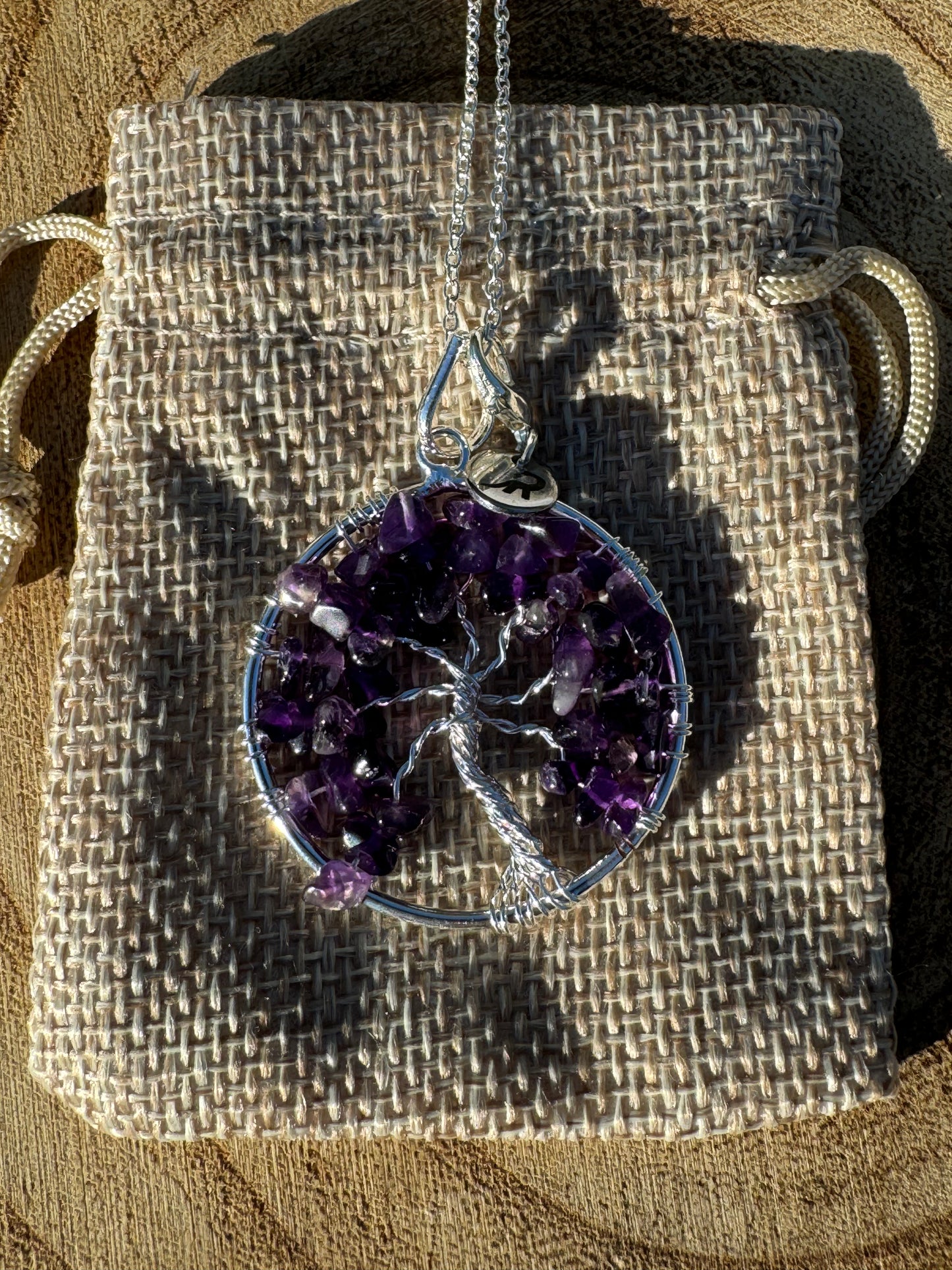 Amethyst Tree Of Life Necklace