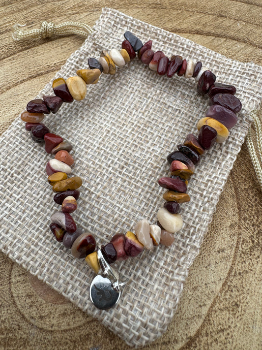 Mookaite Chip Bracelet