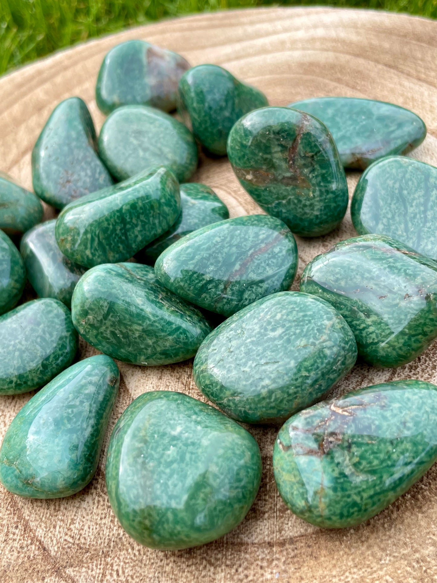 Green Quartz Tumblestone