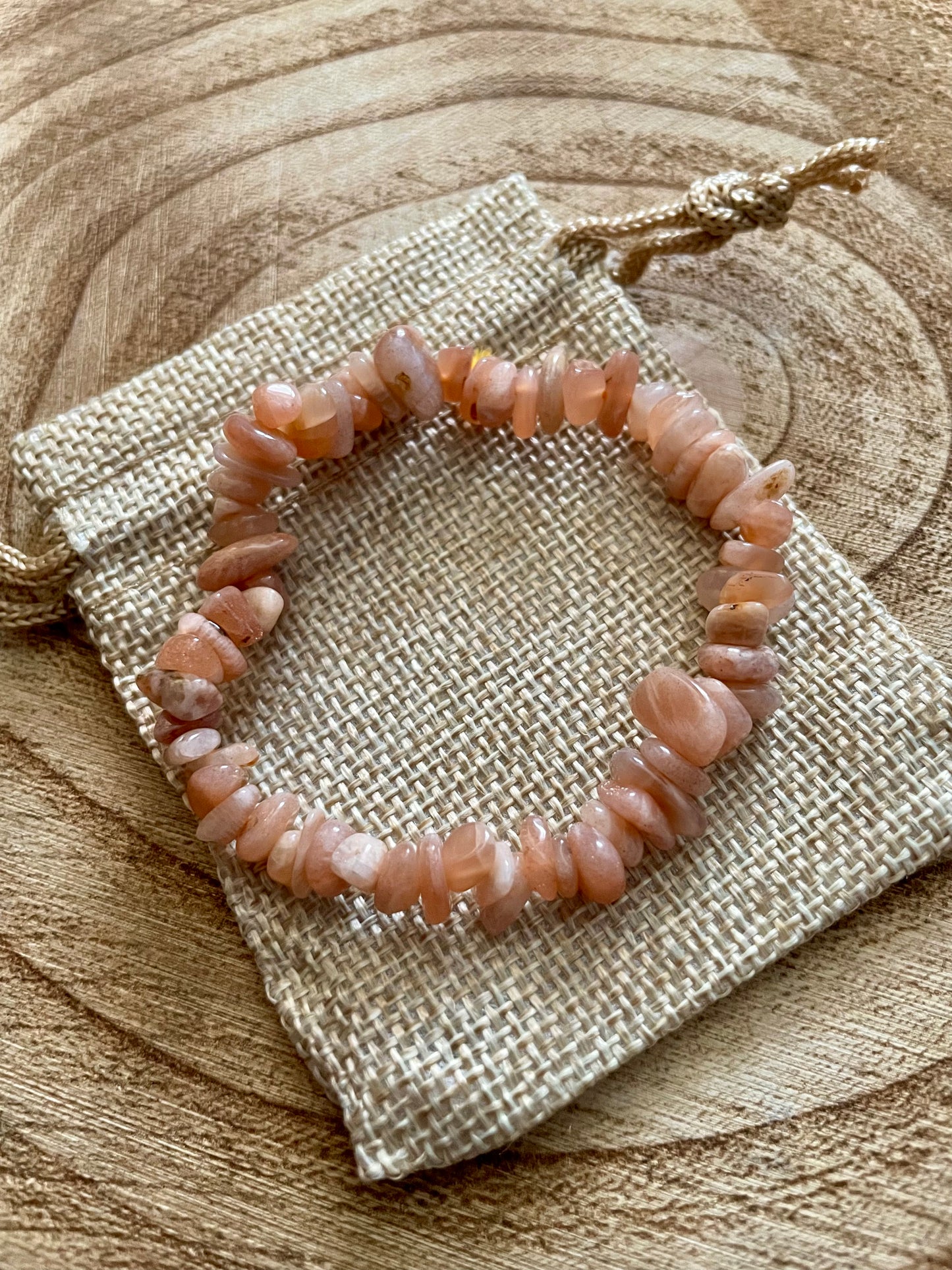 Sun Stone Chip Bracelet