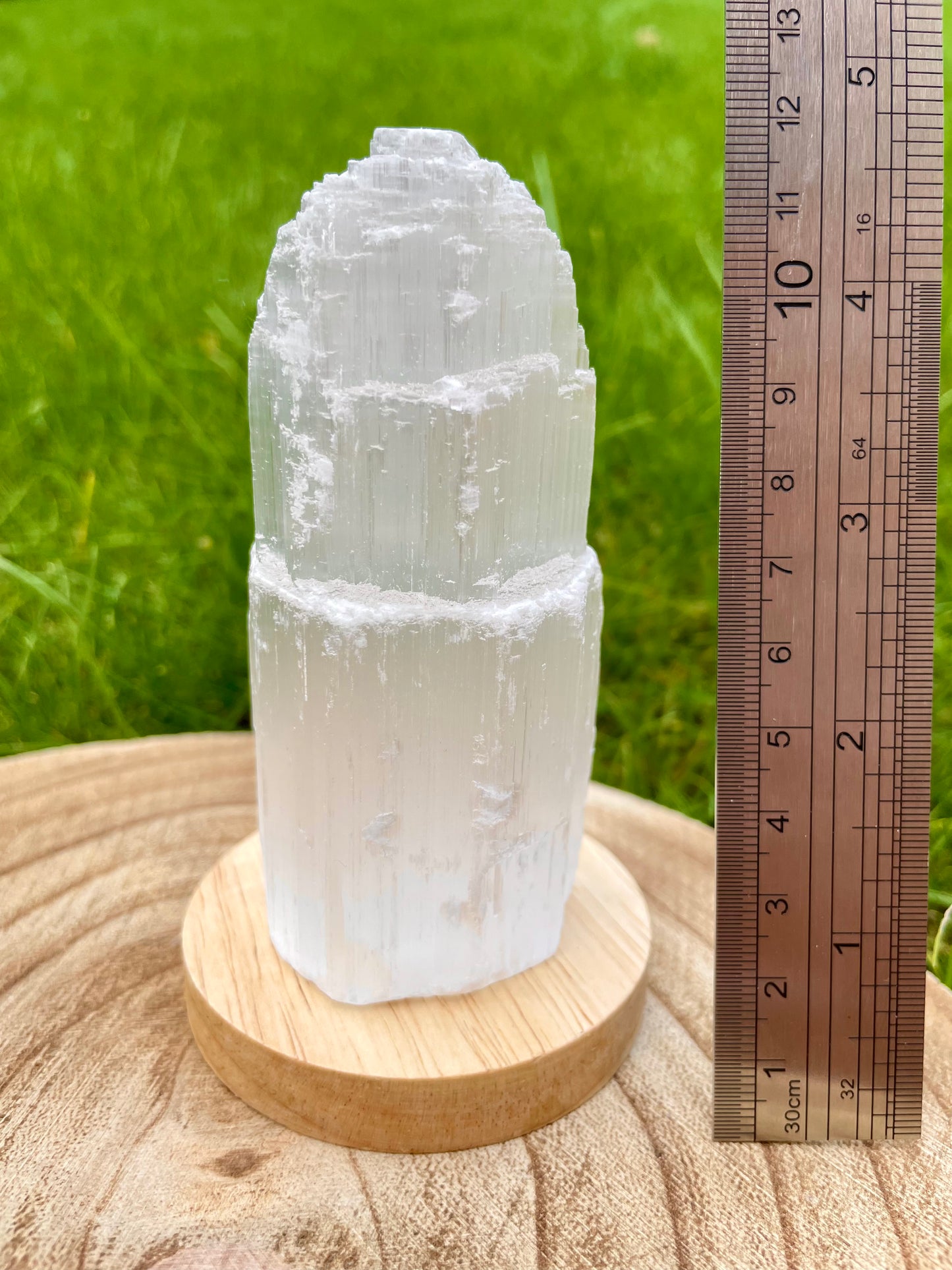 Small Selenite Tower Light