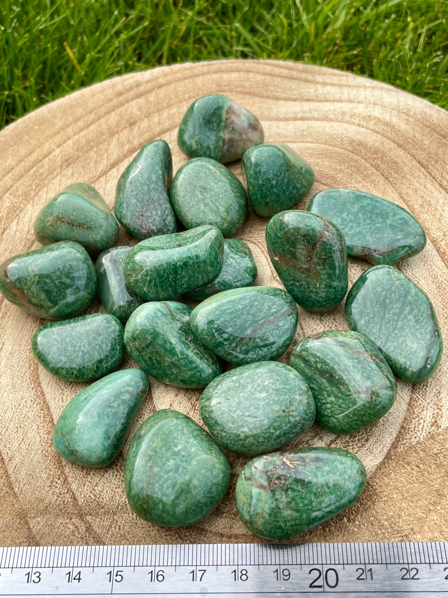 Green Quartz Tumblestone